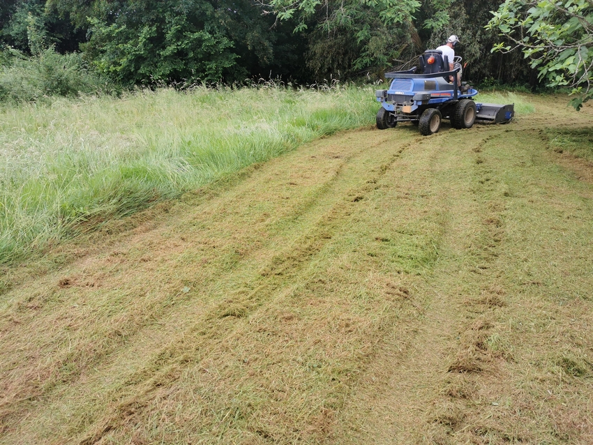 Contrat d'entretien pour le fauchage d'herbes hautes à Lacq et Poudenx - Castagnous Paysage